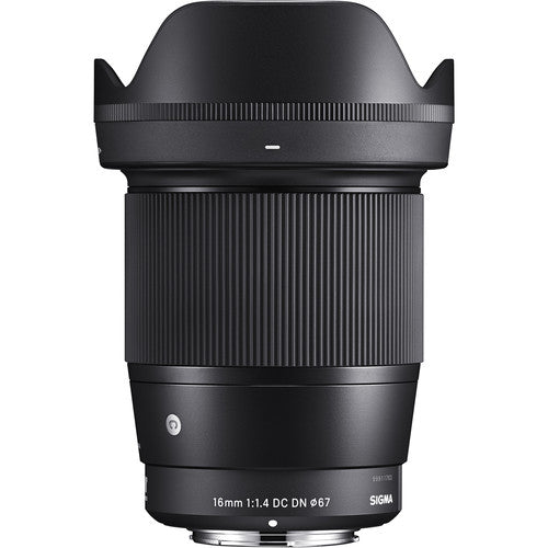 SIGMA 16mm F1.4 DC DN (C) MONTAGE en L