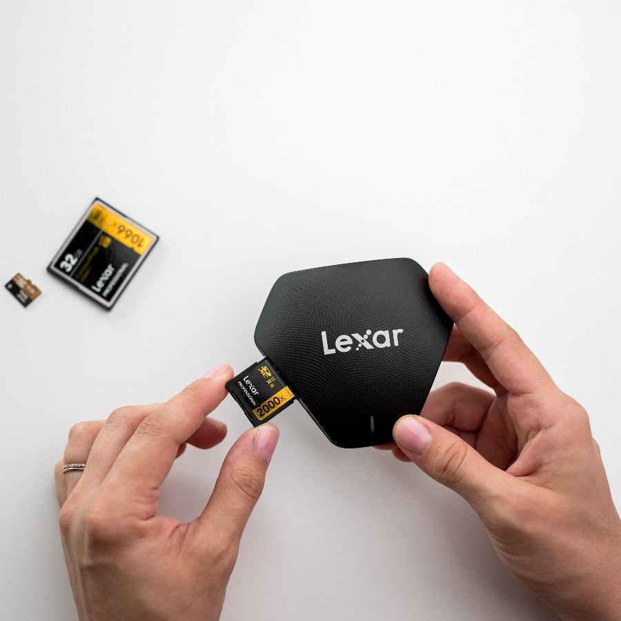 Lecteur multi-cartes Lexar 3-en-1 USB 3.1 Type-C