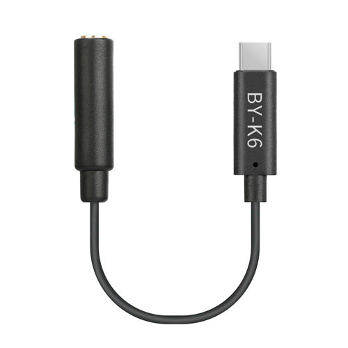 Adaptateur Audio TRS 3,5mm Boya BY-K6 pour DJI OSMO Pocket
