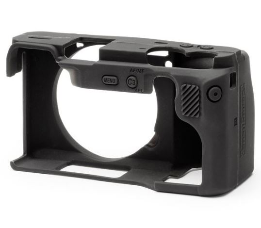 easyCover Boîtier Cover pour Sony A6600 Noir