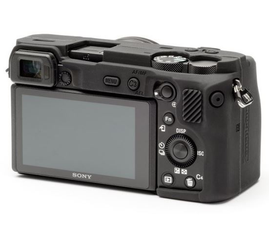 easyCover Boîtier Cover pour Sony A6600 Noir