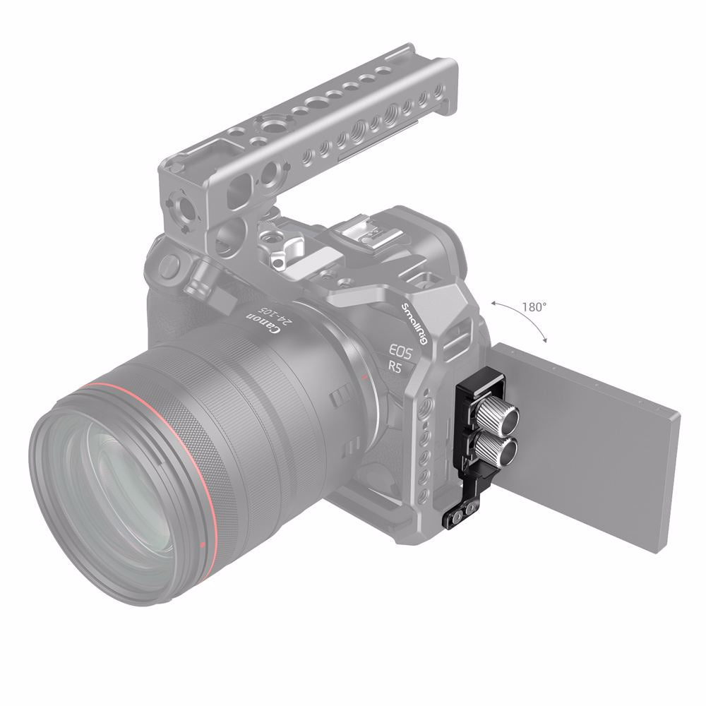 SmallRig HDMI et USB-C Câble Pince pour EOS R5 et R6 Cage 2981