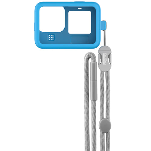GoPro Sleeve + Lanyard Bleu pour HERO9 Noir
