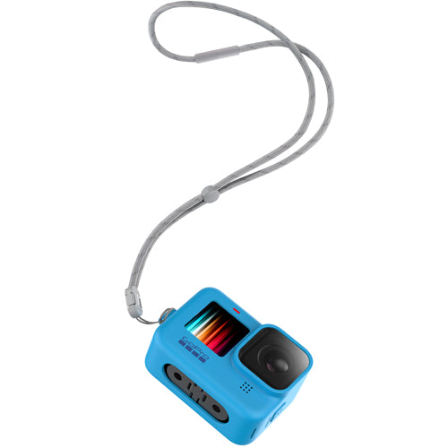 GoPro Sleeve + Lanyard Bleu pour HERO9 Noir