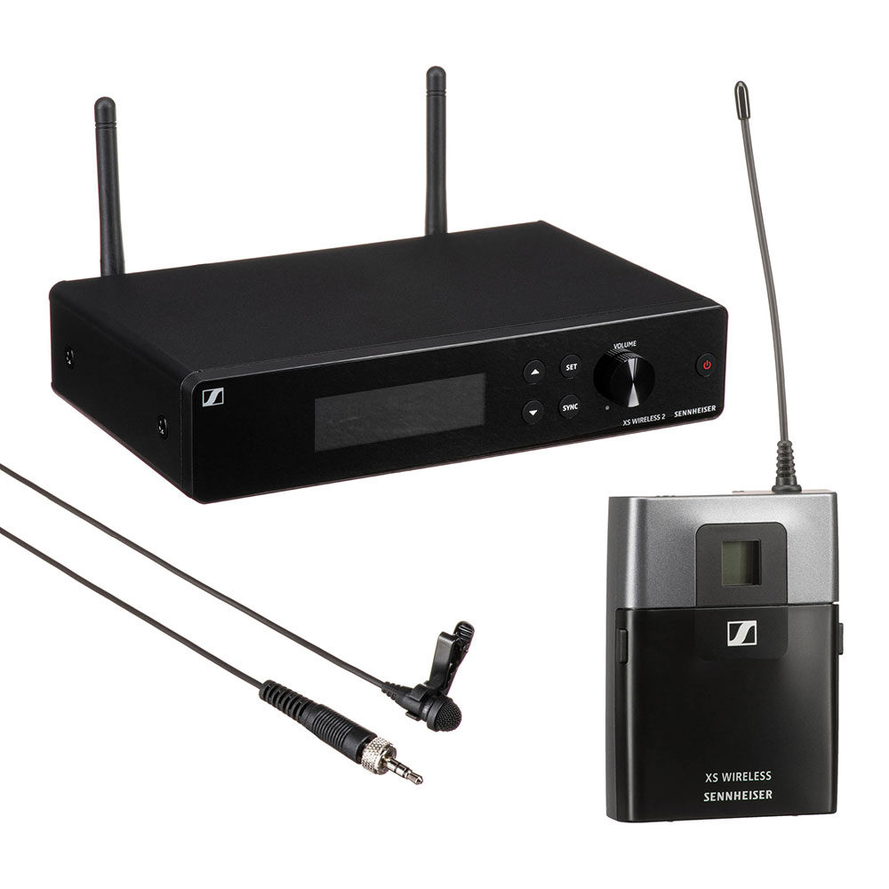 Set micro cravate Sennheiser XSW 2-ME2-B