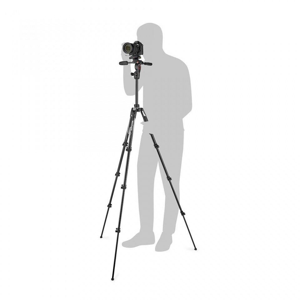 Manfrotto Befree 3Way Live Advanced Aluminium Noir