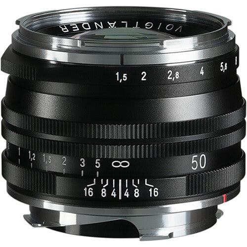 Voigtländer Nokton 50mm f/1.5 II VM M.C. Baïonnette Leica M Noire