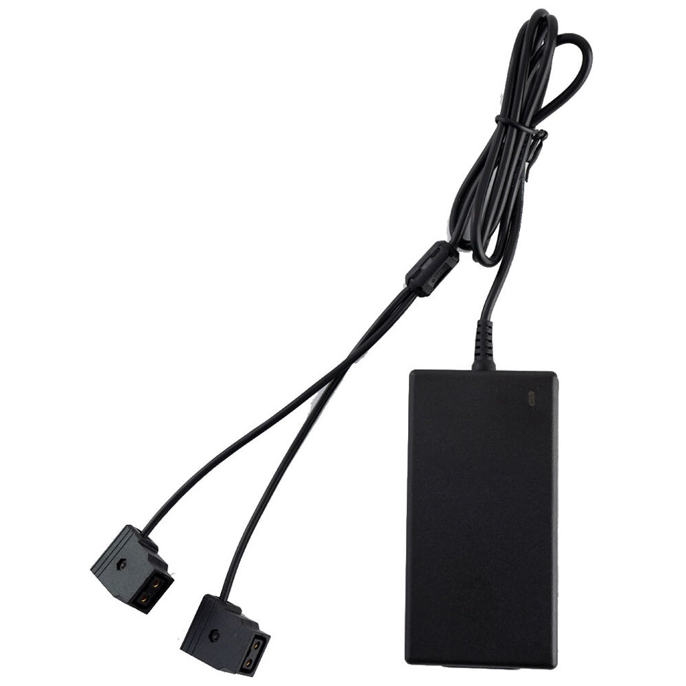 IndiPro 12V (6A) A/C Alimentation vers Dual Female D-Tap Outputs (8') (Alimentation en courant alternatif 12V (6A) vers deux sorties femelles D-Tap)
