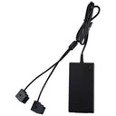IndiPro 12V (6A) A/C Alimentation vers Dual Female D-Tap Outputs (8') (Alimentation en courant alternatif 12V (6A) vers deux sorties femelles D-Tap)