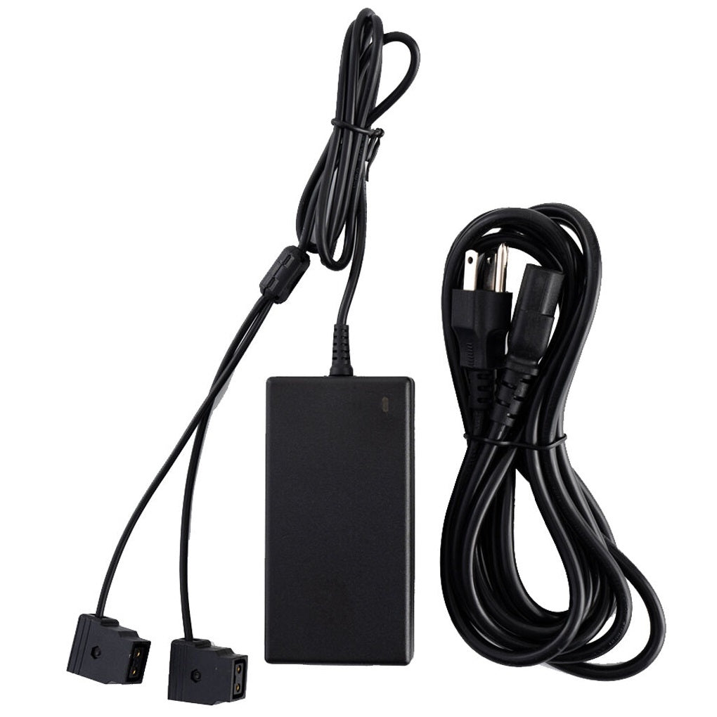 IndiPro 12V (6A) A/C Alimentation vers Dual Female D-Tap Outputs (8') (Alimentation en courant alternatif 12V (6A) vers deux sorties femelles D-Tap)