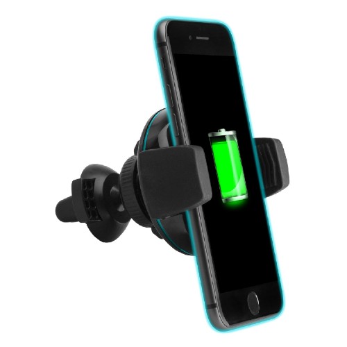 Support de Voiture pour Téléphone Circulaire SBS sans Fil Pince Chargeur Qi 10W