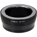 Fotodiox Adaptateur de monture d'objectif - Objectif Olympus Zuiko (OM) 35mm SLR pour boîtier d'appareil photo sans miroir à monture Micro Four Thirds (MFT, M4/3)