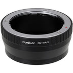 Fotodiox Adaptateur de monture d'objectif - Objectif Olympus Zuiko (OM) 35mm SLR pour boîtier d'appareil photo sans miroir à monture Micro Four Thirds (MFT, M4/3)