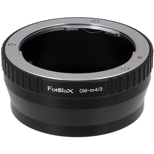 Fotodiox Adaptateur de monture d'objectif - Objectif Olympus Zuiko (OM) 35mm SLR pour boîtier d'appareil photo sans miroir à monture Micro Four Thirds (MFT, M4/3)