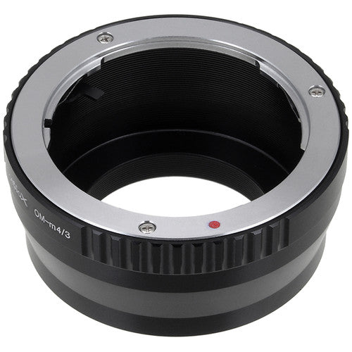 Fotodiox Adaptateur de monture d'objectif - Objectif Olympus Zuiko (OM) 35mm SLR pour boîtier d'appareil photo sans miroir à monture Micro Four Thirds (MFT, M4/3)