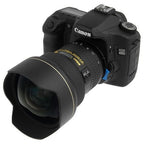 Fotodiox Pro Adaptateur de monture d'objectif - Objectif reflex numérique Nikon Nikkor à monture F de type G vers boîtier reflex Canon EOS (EF, EF-S) avec molette de réglage de l'ouverture intégrée