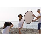 Manfrotto écran de réflexion pliable 75cm feu de soleil/blanc