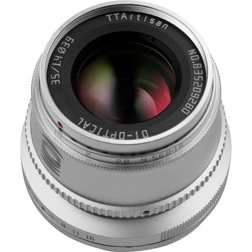 TTArtisan Monture Fuji FX 35mm f/1.4 Argent