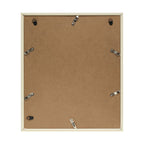 Deknudt Multi photo frame in wood colour with white piping and passe-board for 5 photos 10x15 S46WG4