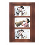 Deknudt Brown wooden frame for 3 photos 10x15 S59KH2