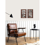 Deknudt Brown wooden frame for 3 photos 10x15 S59KH2