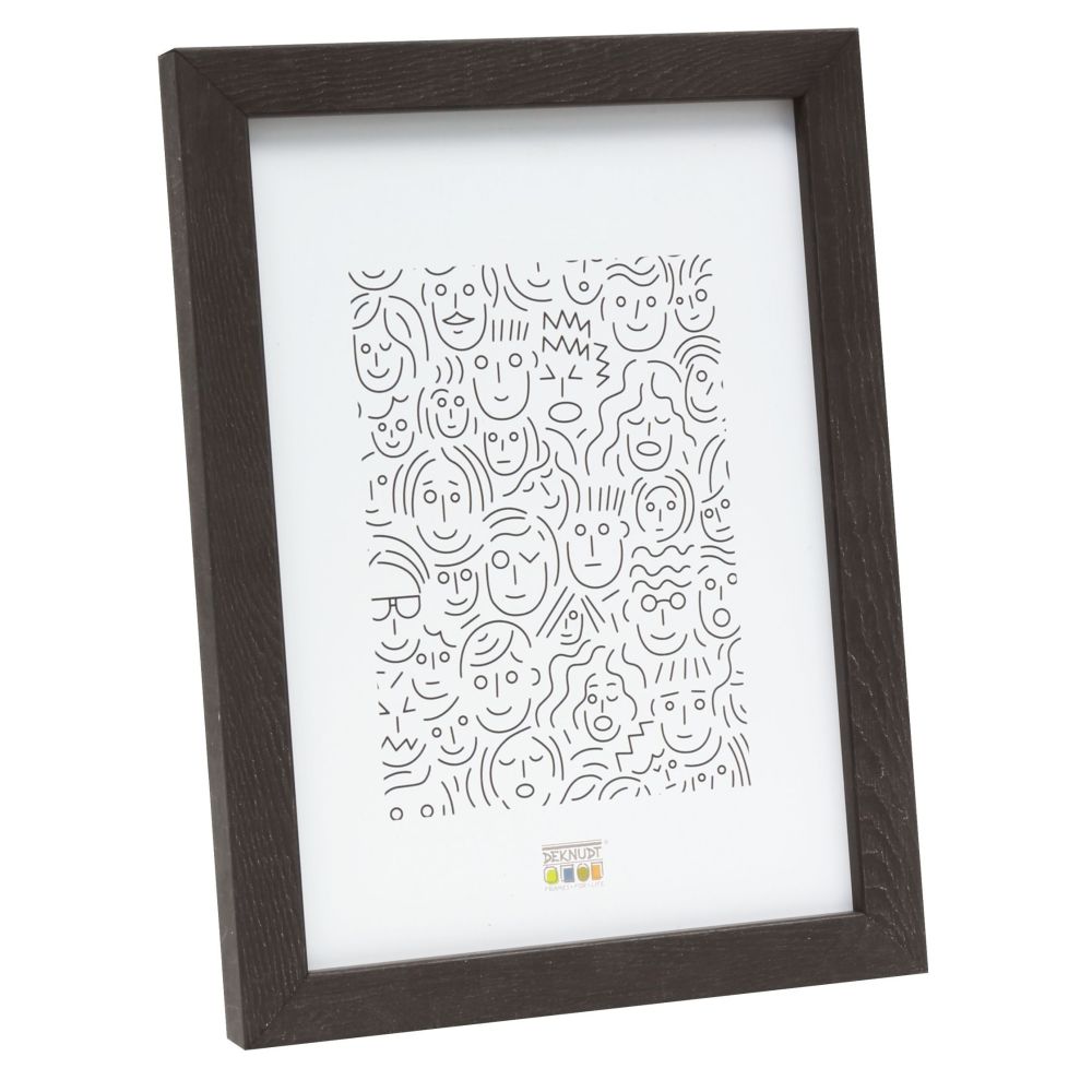 Deknudt Cadre en bois étroit en marron foncé 13x18 S43AH2