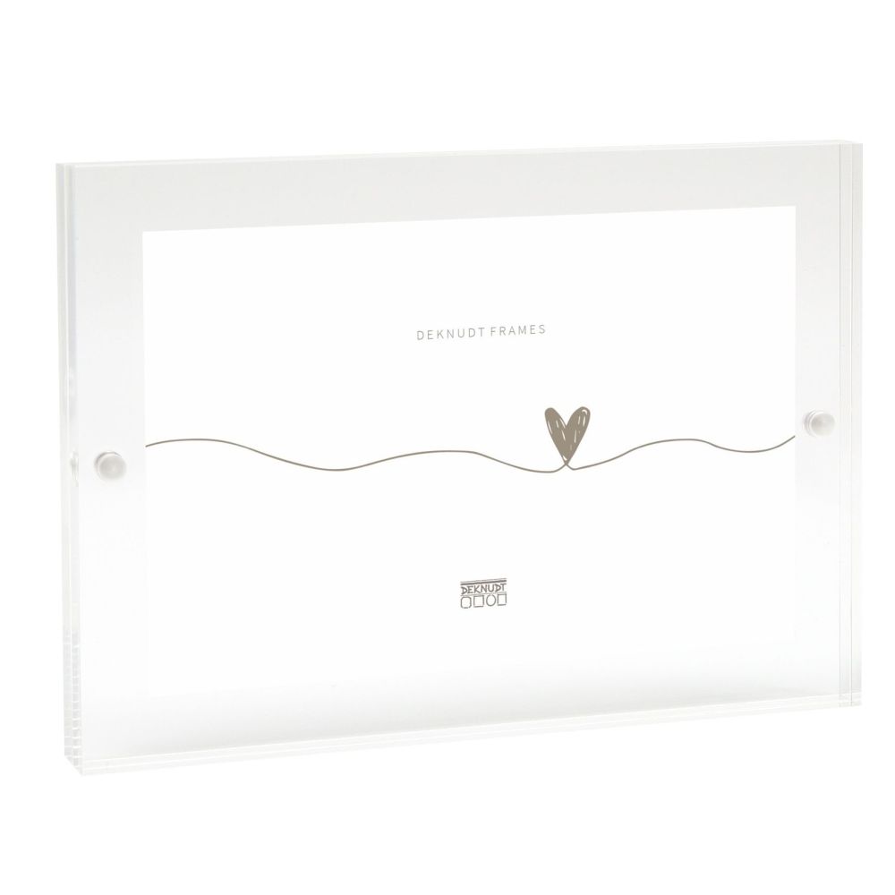Deknudt Cadre photo magnétique et transparent 20mm d'épaisseur 13x18 S58SA2