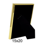 Deknudt Cadre métallique étroit en or brillant 15x20 S58MS3