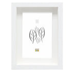 Deknudt White wooden frame to frame objects 30x30 S223K1