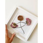 Deknudt White wooden frame to frame objects 30x30 S223K1