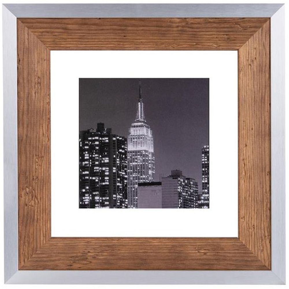 Dorr Wood Frame Prestige 50x50 brun/argent