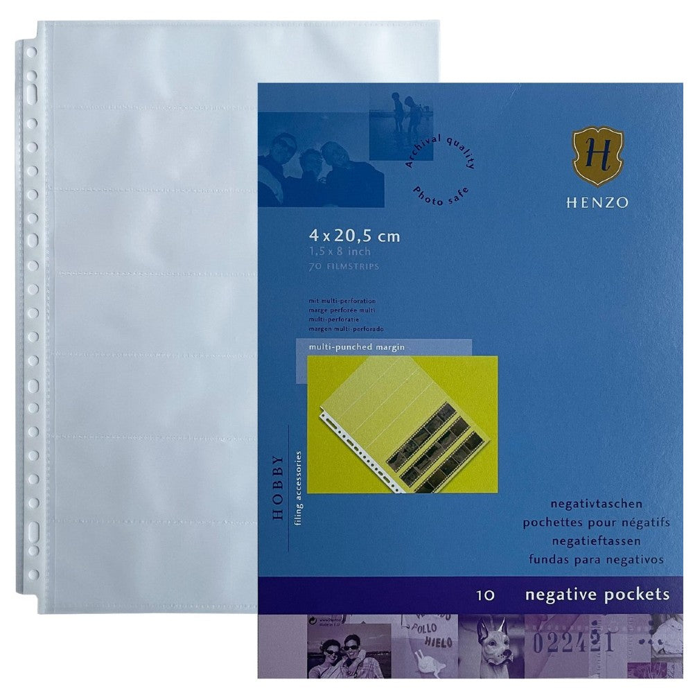 Henzo 10 Neg. Pockets Transparent