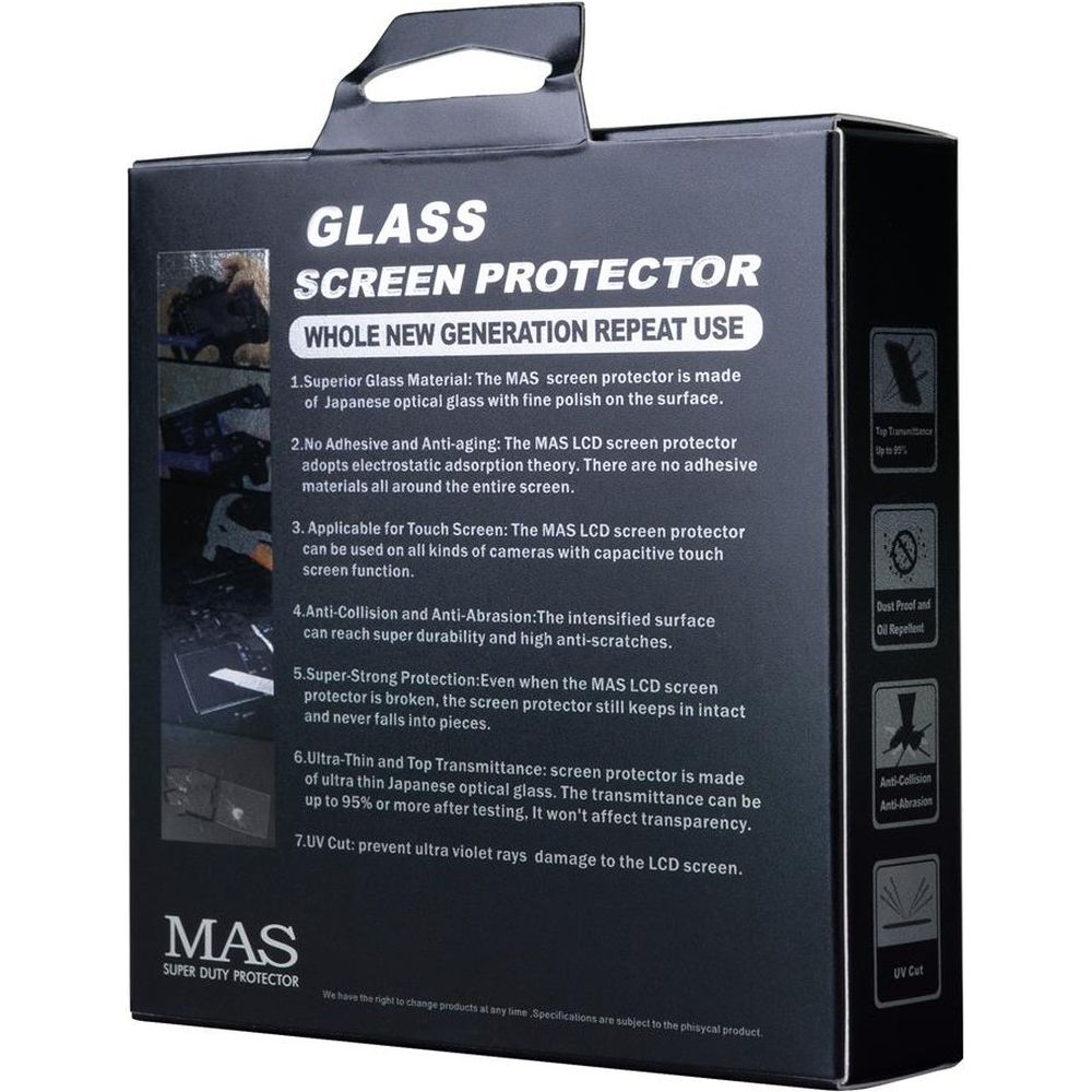MAS Screen Protector Canon EOS M5 + Panasonic S1H
