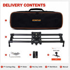 Konova P1 80cm Carbon Fibre Camera Slider (w/ KMS-S3)