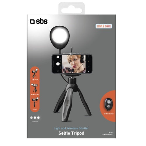 SBS Selfie Tripod With Light