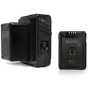 Kit de batterie Core SWX Compact NANO Micro V-Mount avec chargeur (2x NANO-V150 et 1x GPM-X2S)