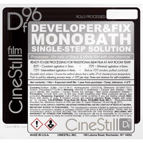 Cinestill DF96 Monobath Poudre