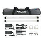 Kit double Nanlite Pavotube II 15X (avec batterie)