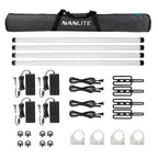 Kit quad Nanlite Pavotube II 30X (avec batterie)