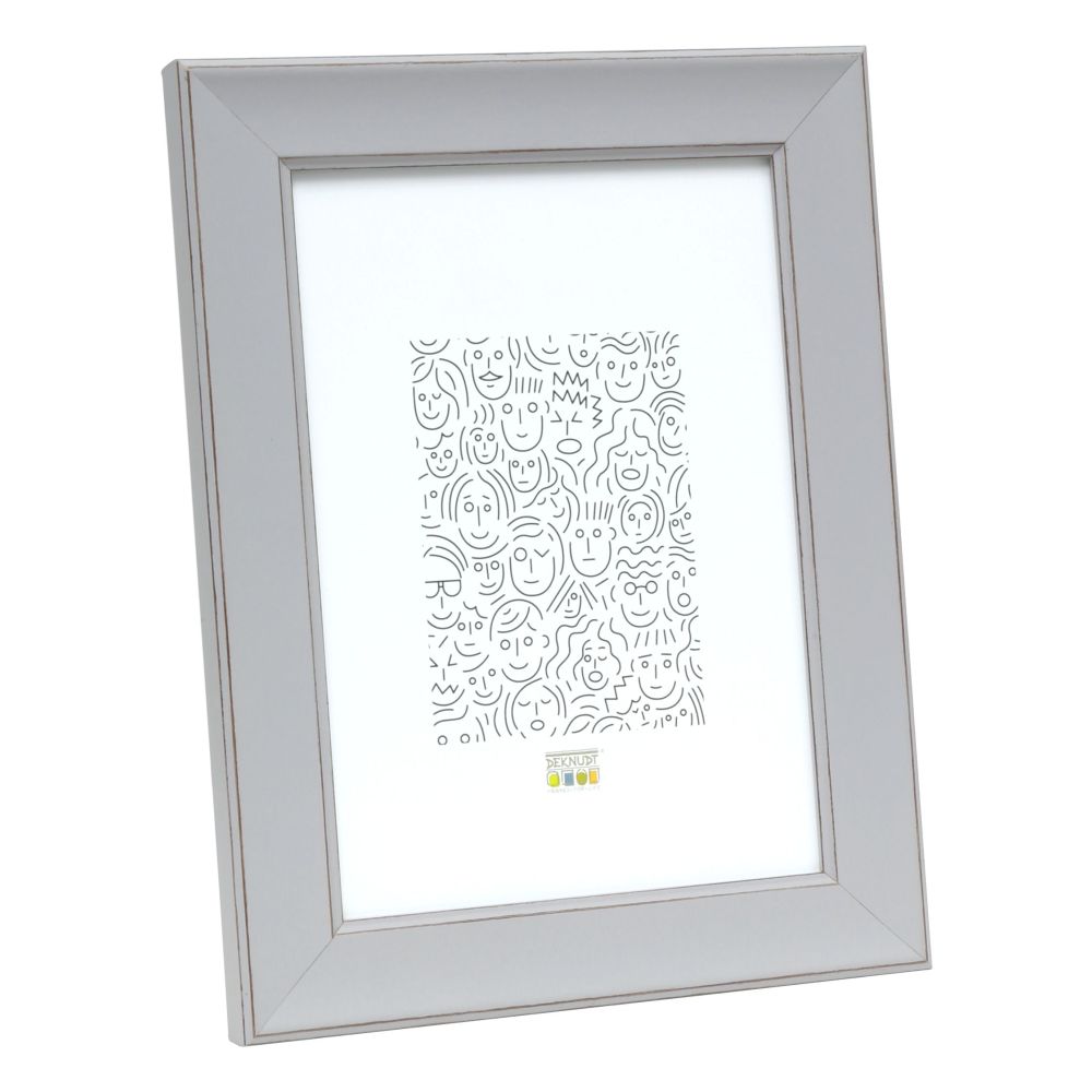Deknudt Cadre photo peint en gris clair 15x20 S45YF9