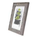 Deknudt Cadre en bois gris avec texture ondulée 24x30 S46HF7