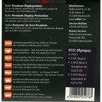 Rollei Premium screen protector O1S for E-M1 II