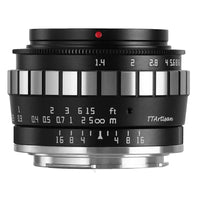 TTArtisan APS-C 23mm f/1.4 MFT Noir+Argent