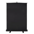 StudioKing Toile de fond enroulable FB-150200FB 150x200 cm Noir