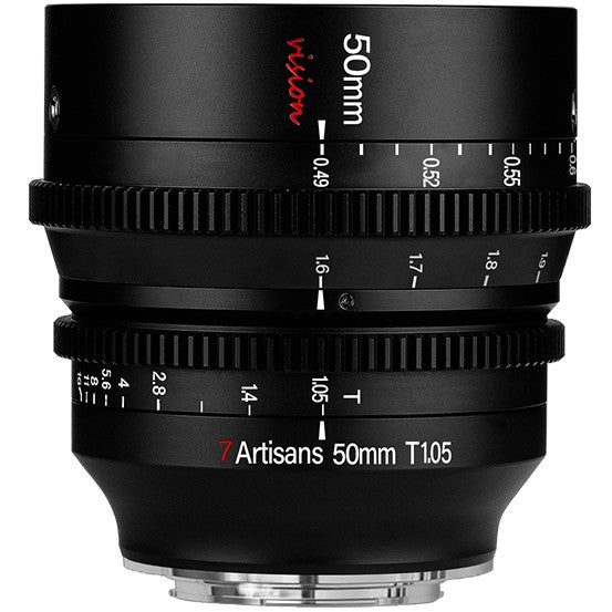 7artisans 50mm T1.05 M43 (Panasonic Olympus) Noir