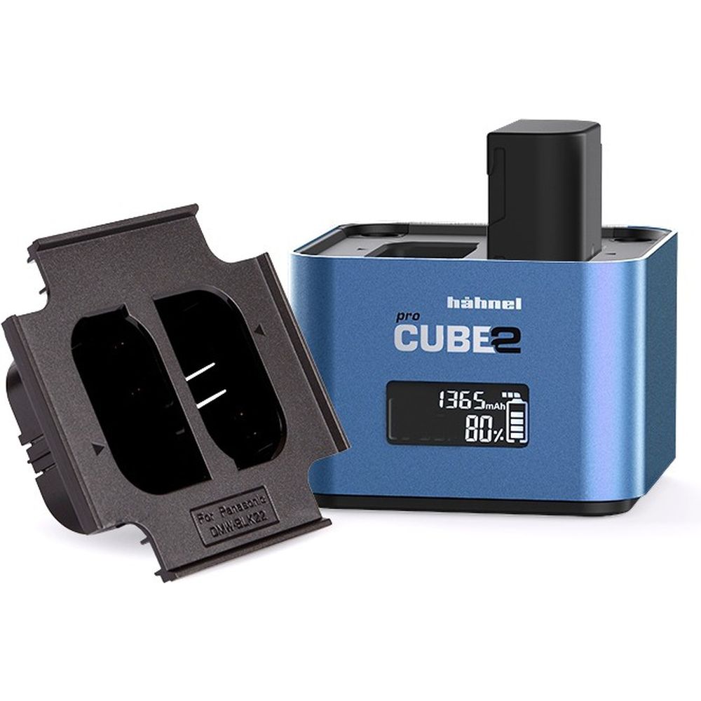 Hähnel ProCube2 Plaque de batterie pour batterie Panasonic DMW-BLK22
