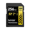 Lexar Professional Or Carte SD UHS-II - R300/W260 MB/s - 256GB – V90