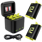 Boîtier chargeur de batterie Triple Telesin + 2x batterie - GoPro 9/10