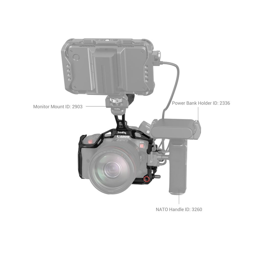 SmallRig 3891 "Noir Mamba" Handheld Kit pour Canon EOS R5 C