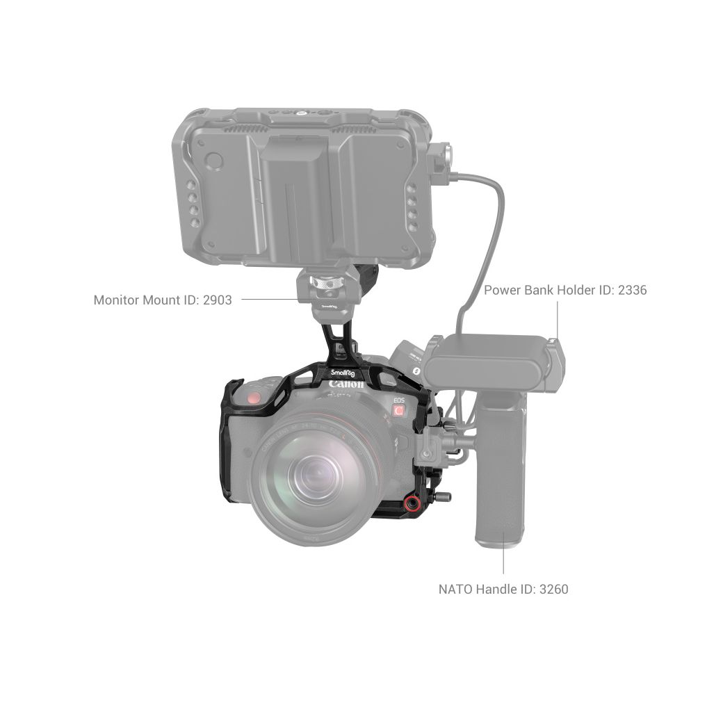 SmallRig 3891 "Noir Mamba" Handheld Kit pour Canon EOS R5 C